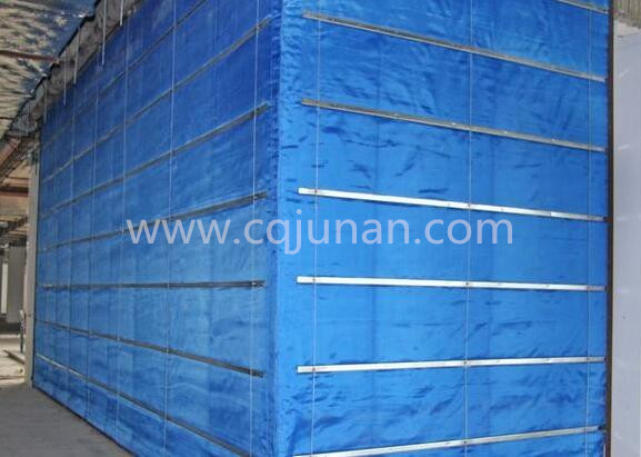 特級無機(jī)布折疊提升式防火卷簾門